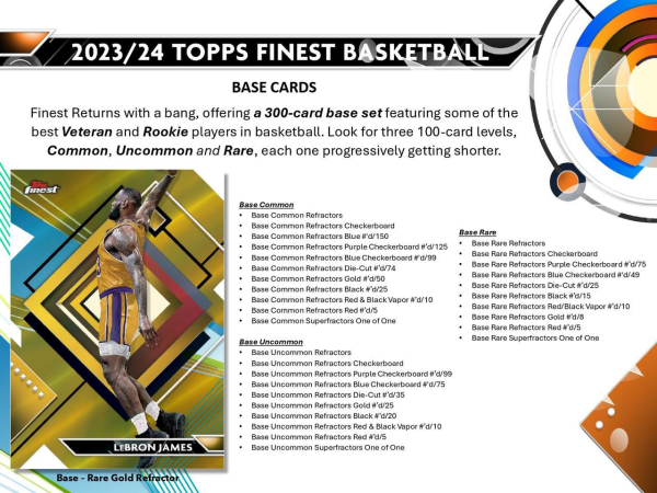 2023/24 Topps Finest Basketball Hobby Box - Image 5