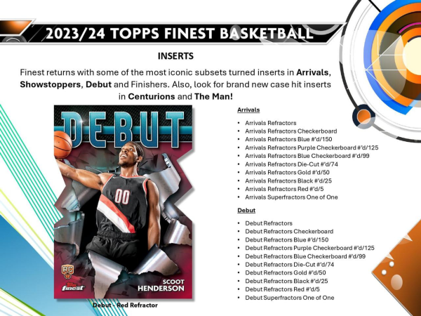 2023/24 Topps Finest Basketball Hobby Box - Image 4