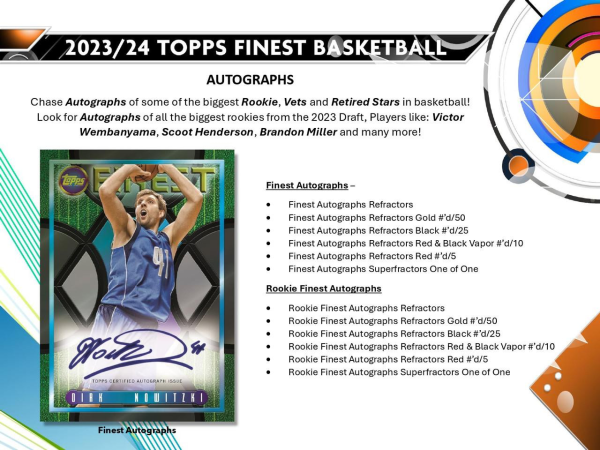 2023/24 Topps Finest Basketball Hobby Box - Image 2